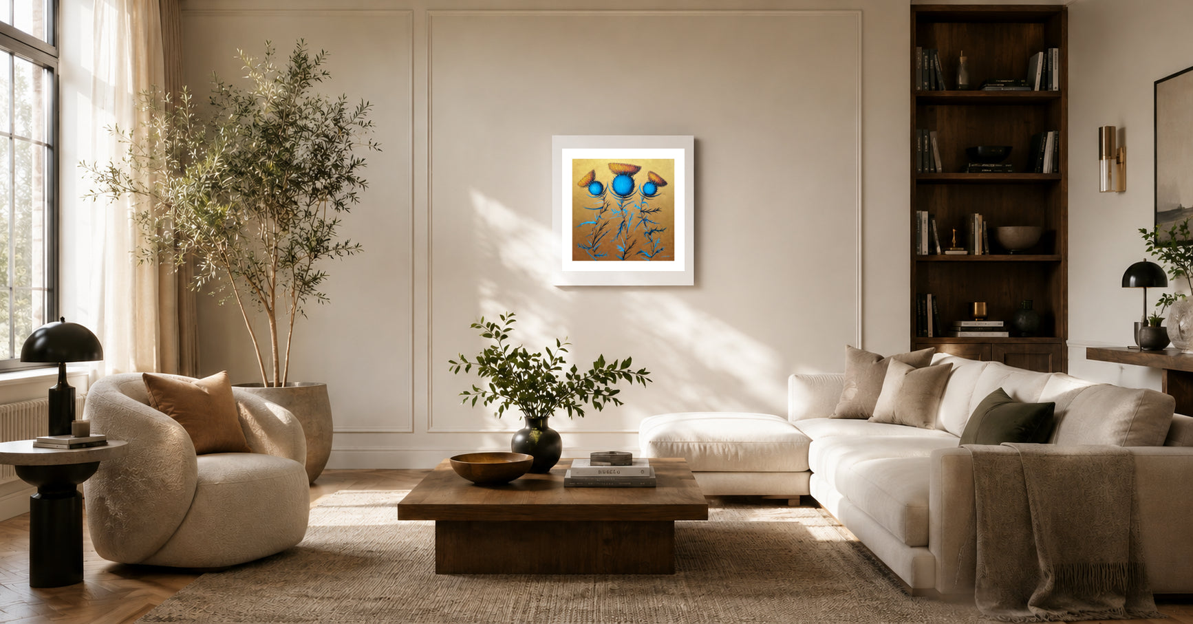interior design with louisa corr botanical print